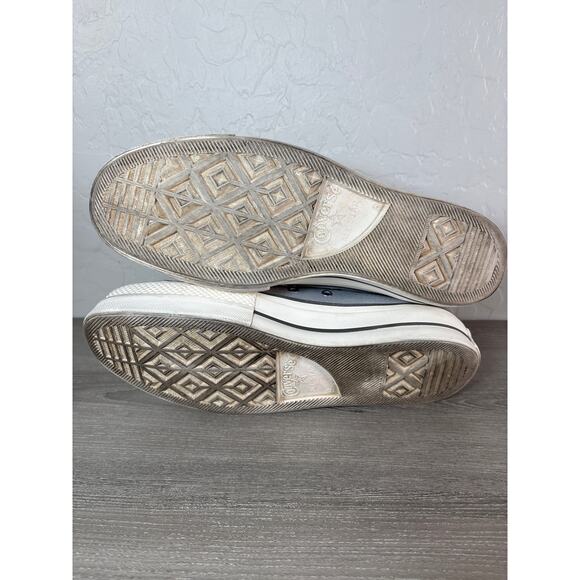 Converse Leather Lift Platform Suede Chuck Taylor All Star High Tops Gray Wm 11 - Picture 7 of 8